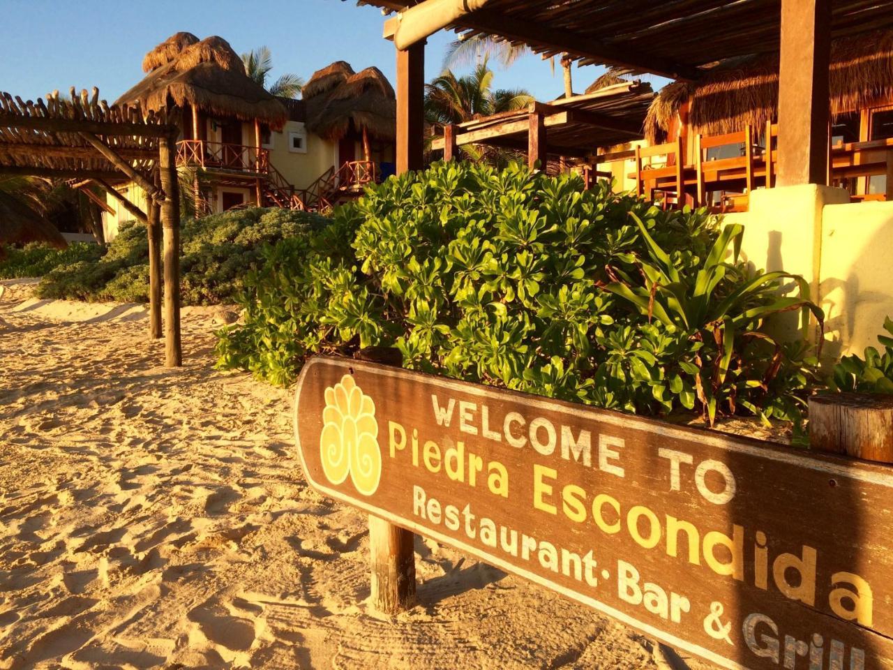 Hotel Piedra Escondida Tulum Bagian luar foto