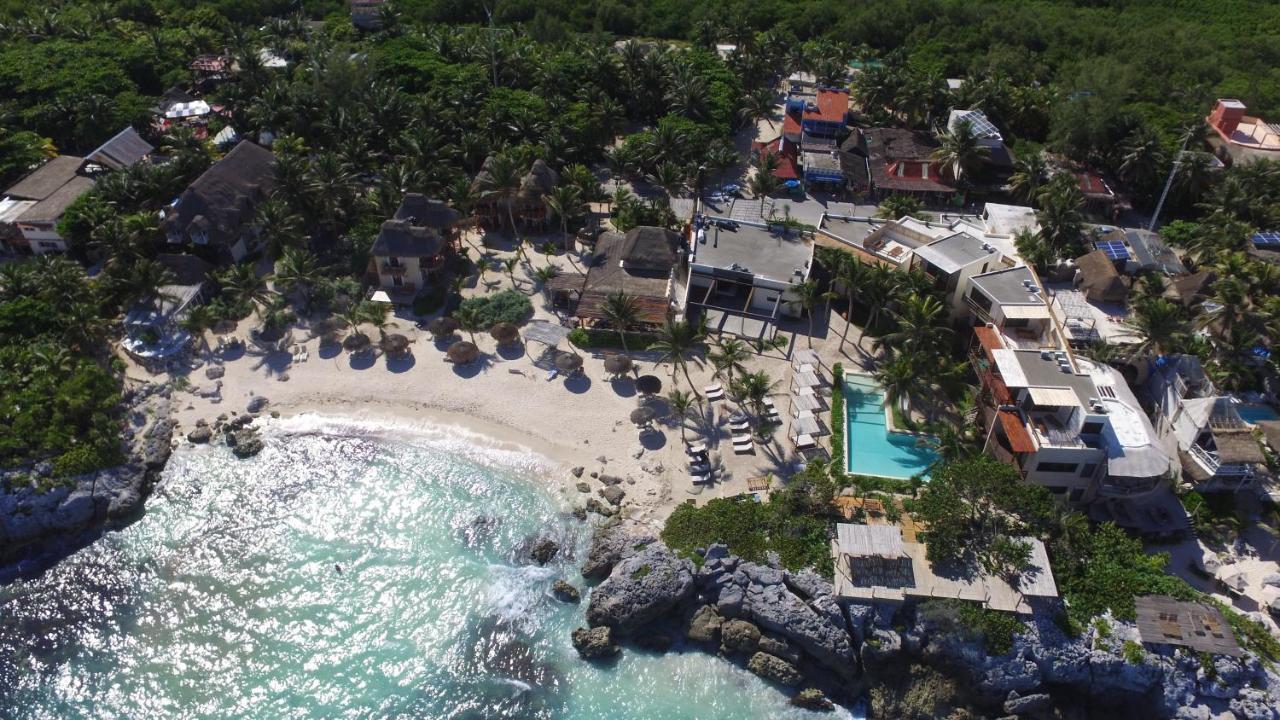 Hotel Piedra Escondida Tulum Bagian luar foto