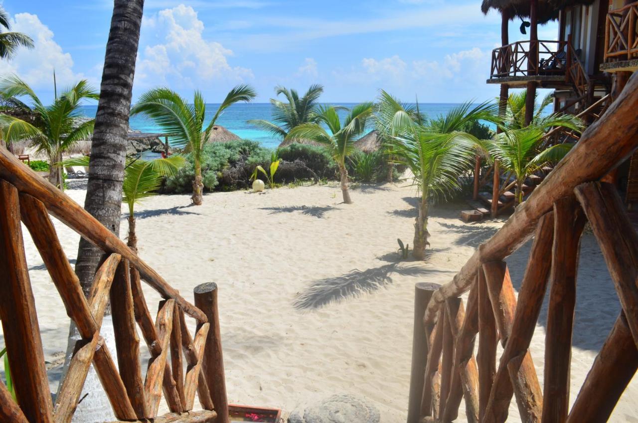 Hotel Piedra Escondida Tulum Bagian luar foto
